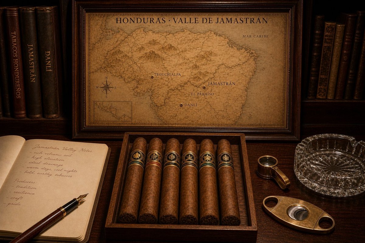 Honduran tobacco fields in Jamastran Valley